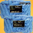 Hairotis Disposable Blue Hair Cap 200pcs (Pack of 2) 